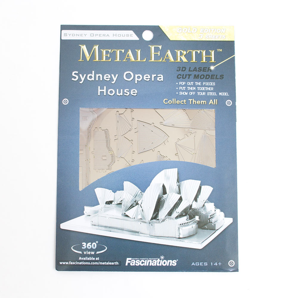 Metal Earth, Toys & Figurines, Metal, Art & School, Sydney Opera House, 2377